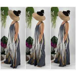 Pōʻalima Romper Boho Beach Cover-Up Wide Leg Adjustable Shoulder Strap One Size